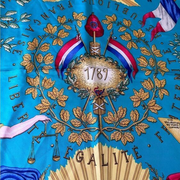 Hermes Liberte Silk Vintage Scarf - Picture 4 of 7